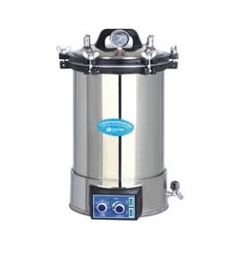 portable pressure steam sterilizer manual type